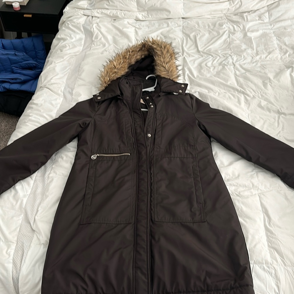 Michael Kors Women’s Brown Winter Jacket - Size L - EUC